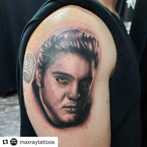 Explore tengen uzui tattoo ideas, creative tattoo ideas in Fayetteville, available at American Tattoo Society of Fayetteville