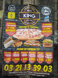 PIZZA KING à Lens menu