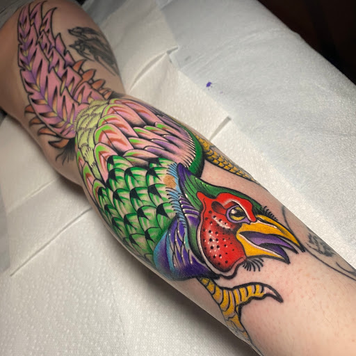 Explore gap filling tattoo ideas, creative tattoo ideas in Saint Albans, available at 100 Candles Tattoo