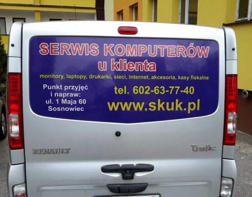 SKUK- Serwis, Naprawa Laptopów, Komputerów | Mobilny Serwis- dojazd do klienta | Kasy fiskalne | Sosnowiec, Katowice i okolice.