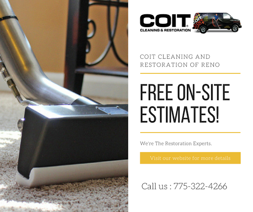Carpet Cleaning Service «COIT Cleaning and Restoration of Reno», reviews and photos, 4935 Brookside Ct, Reno, NV 89502, USA