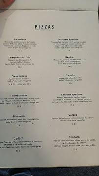 Pizzeria Iovine's à Paris menu