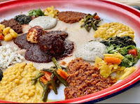 Injera du Restaurant éthiopien Restaurant Addis Abeba Éthiopie à Paris - n°1