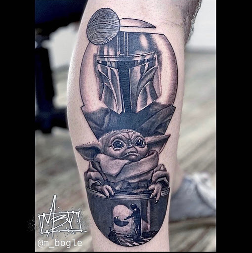 Explore letter e tattoo ideas, creative tattoo ideas in Arabi, available at Hidden Dimension Studio