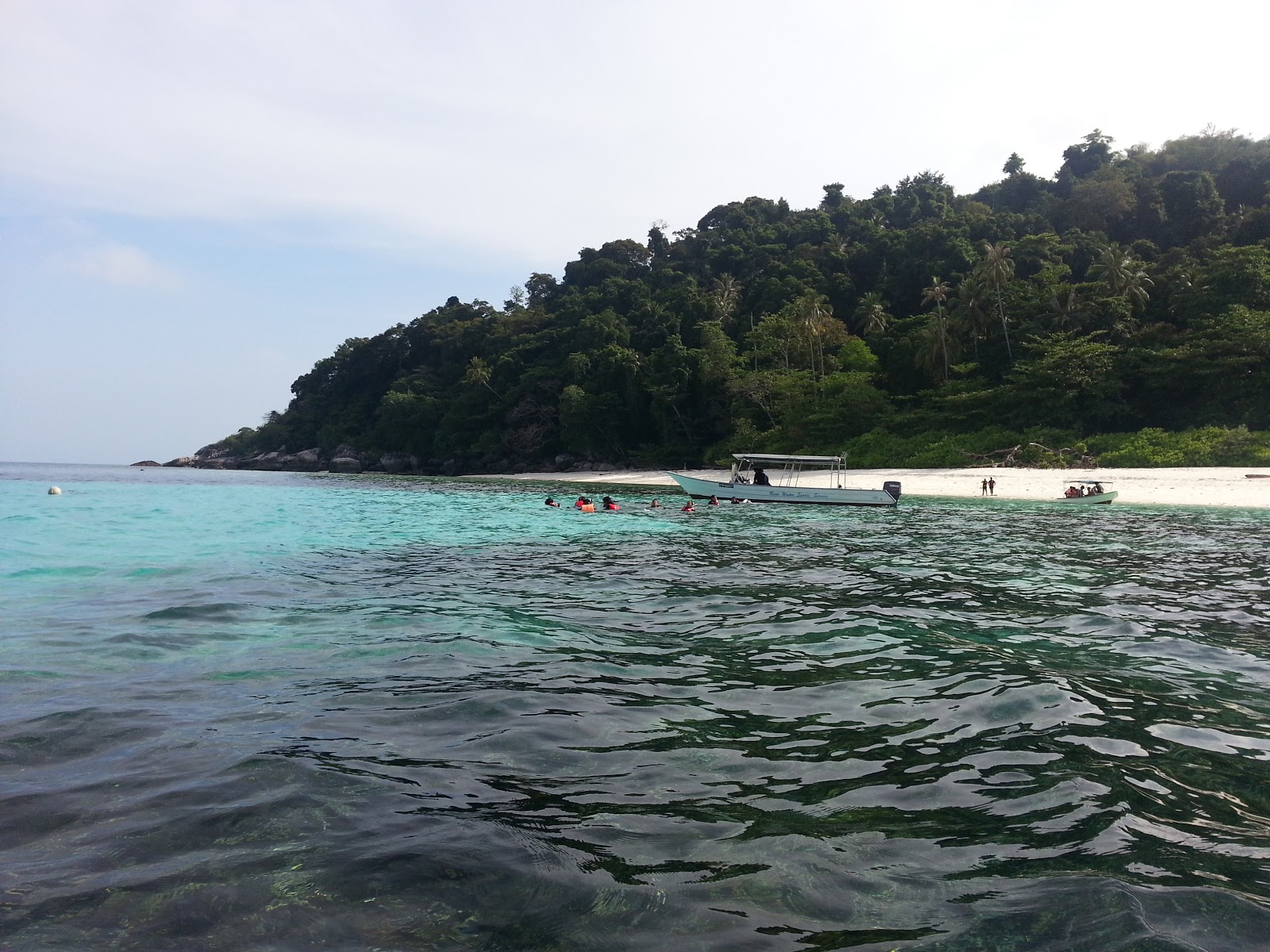Foto van Pulau Tulai Beach wilde omgeving