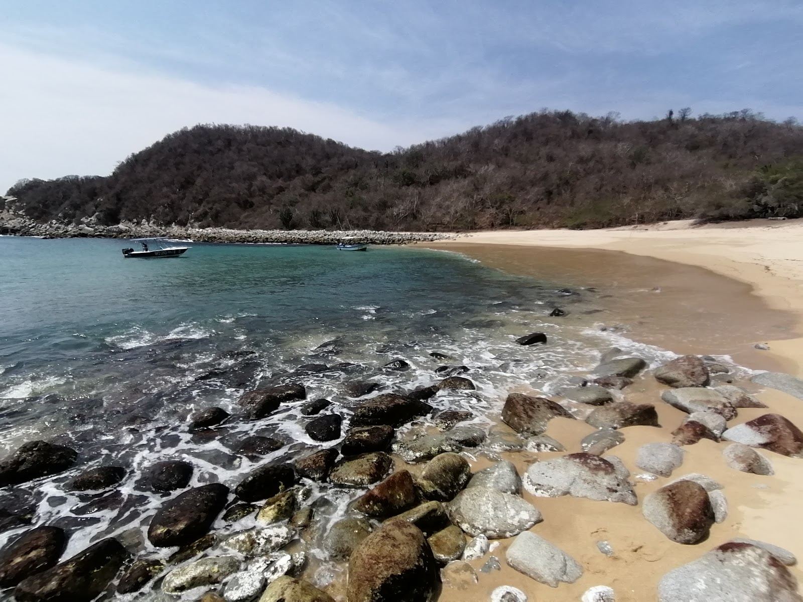 Jicaral beach的照片 带有明亮的沙子表面