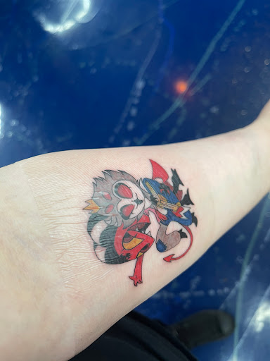 Explore black veil brides tattoo ideas, creative tattoo ideas in Virginia Beach, available at Blue Horseshoe Tattoo & Piercing