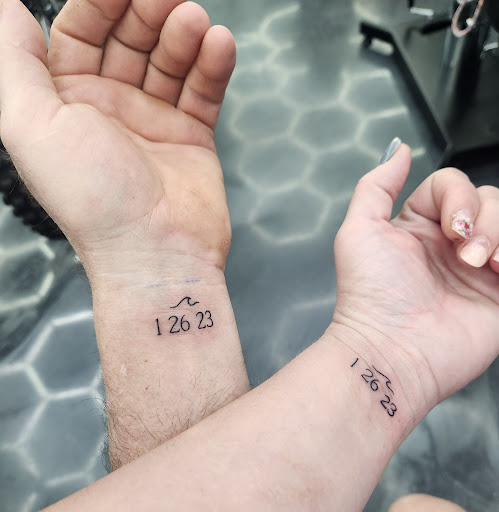 Explore cover up ideas for name tattoos, creative tattoo ideas in Hollywood, available at Sacred Eye Tattoos