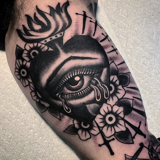 Explore simple bear tattoo ideas, creative tattoo ideas in Danvers, available at North Shore Tattoo Company