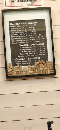 Kalostrape à Bayonne menu