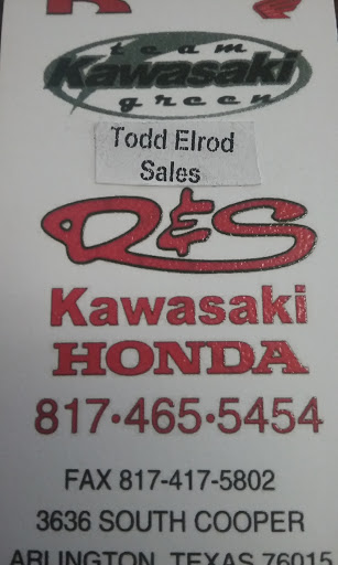 Motor Vehicle Dealer «D & S Kawasaki Honda», reviews and photos, 3636 S Cooper St, Arlington, TX 76015, USA