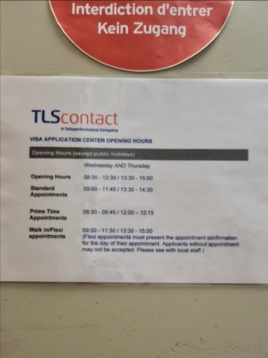 TLScontact – Visa Application Centre Zurich