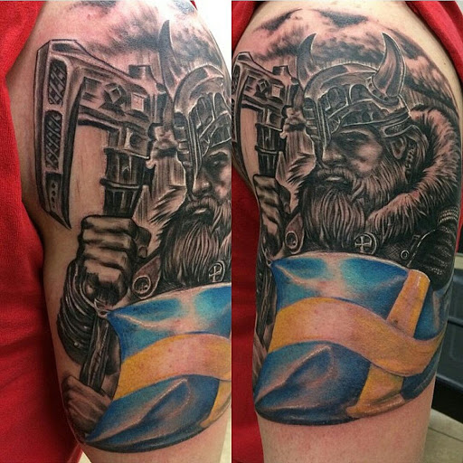 Explore logger tattoo ideas, creative tattoo ideas in Phoenix, available at Grand Avenue Tattoo & Piercings