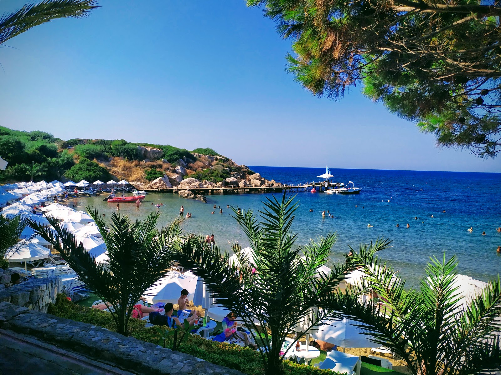 Foto van Denizkizi beach met hoog niveau van netheid