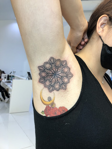 Explore small nature tattoo ideas, creative tattoo ideas in Orange, available at Baron Art Tattoo