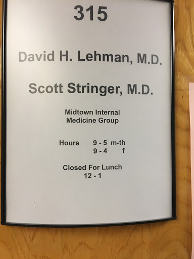 Midtown Internal Medicine Group: Lehman David H MD
