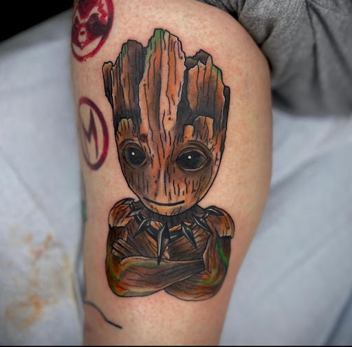 Explore fly fishing tattoo ideas, creative tattoo ideas in Birmingham, available at Classic 13 Tattoo