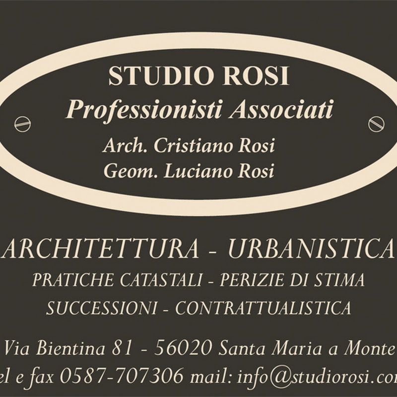 STUDIO ROSI PROFESSIONISTI ASSOC. Arch. Cristiano Rosi e Geom. Luciano Rosi