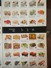 Restaurant japonais Sashimi bar à Paris (le menu)