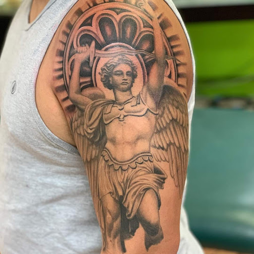 Explore simple fish tattoo ideas, creative tattoo ideas in Bullhead City, available at Belton Tattoo