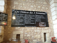 Ô 3 fontaines à Saint-Émilion menu