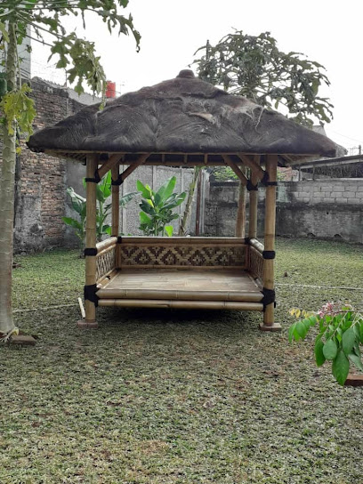 Jual Bambu Saung Rumah Gazebo Kayu Kelapa Jakarta