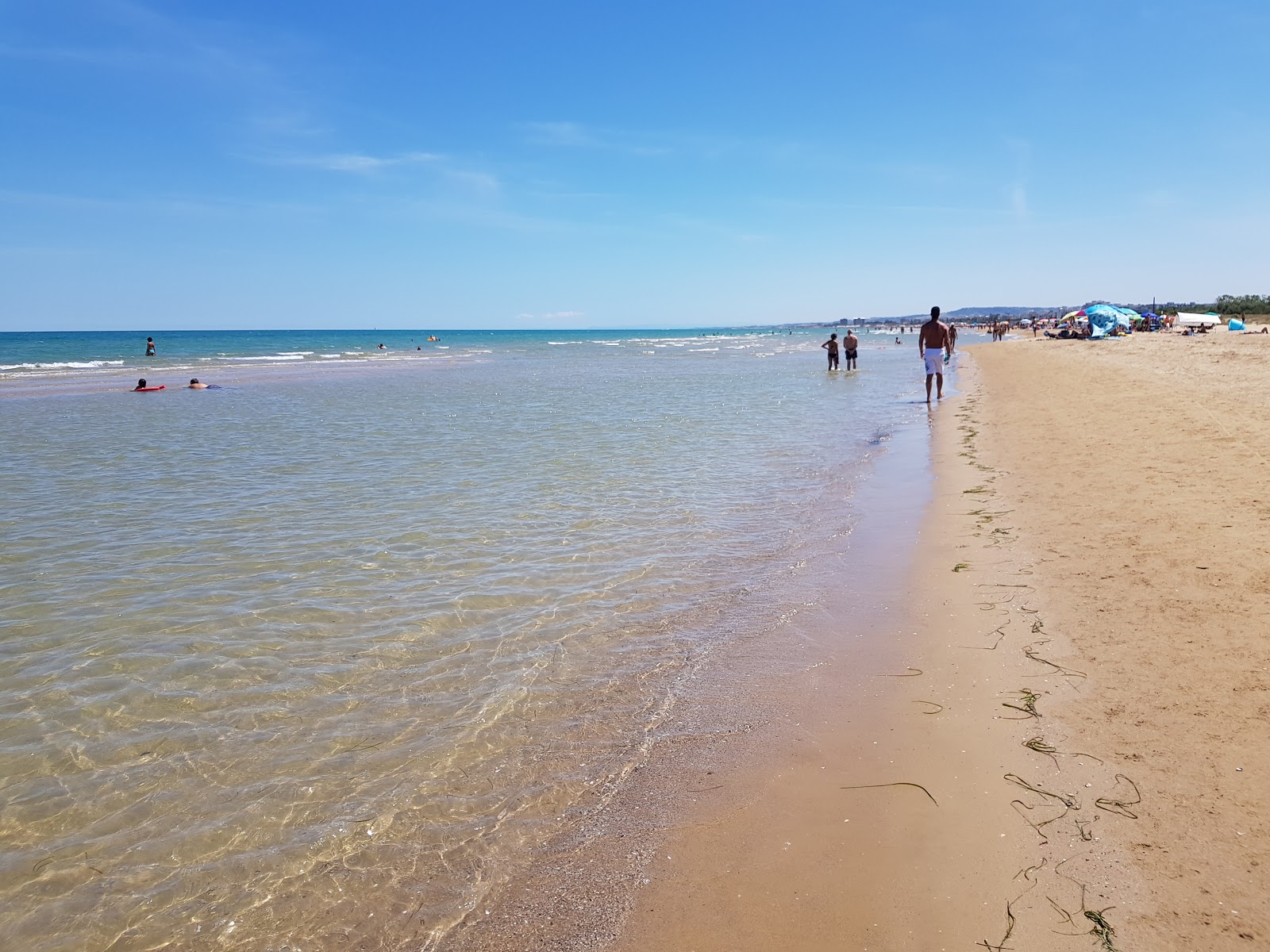 Fotografija San Salvo Marina z fino rjavi pesek površino