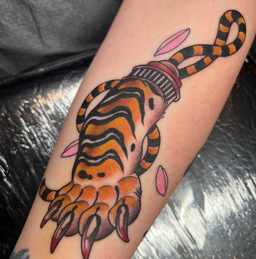 Explore tattoo ideas for couples names, creative tattoo ideas in Hinesville, available at Dark Horse Art Studios