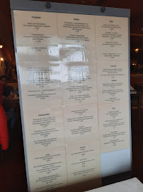 Menu / carte de An Bord à Wilhelmshaven