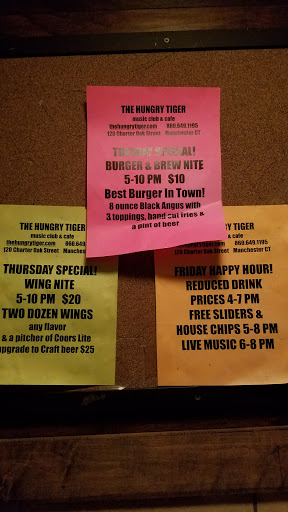 Live Music Venue «The Hungry Tiger», reviews and photos, 120 Charter Oak St, Manchester, CT 06040, USA