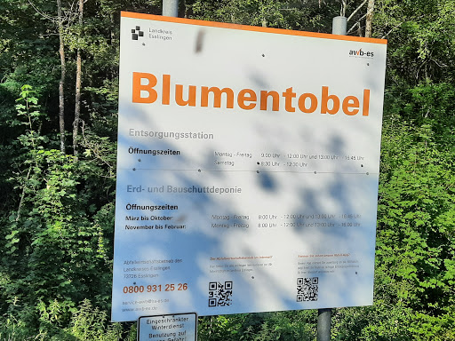 Disposal station Blumentobel