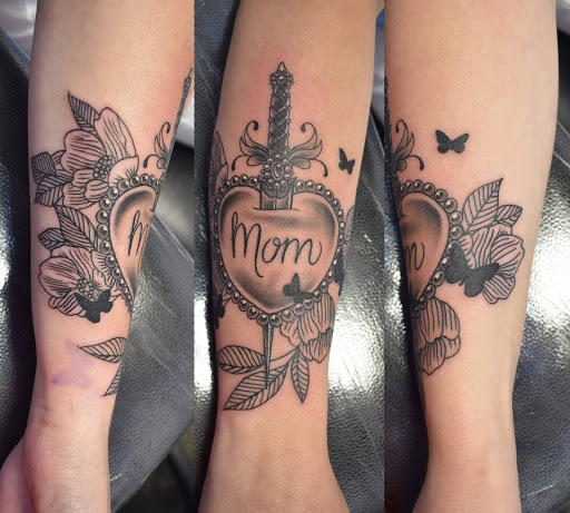 Explore tattoo word ideas for men, creative tattoo ideas in Denison, available at Calypso Tattoo