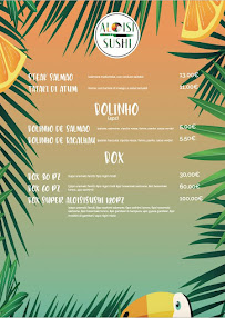 Restaurant de sushis Aloisi Sushi Gourmet Roseto à Roseto degli Abruzzi (le menu)