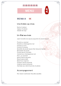 Restaurant asiatique Le Dragon à Coquelles (la carte)