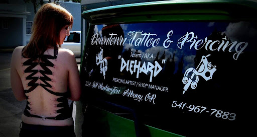 Explore house tattoo ideas, creative tattoo ideas in Albany, available at DieHard Piercing & Tattoo Studio