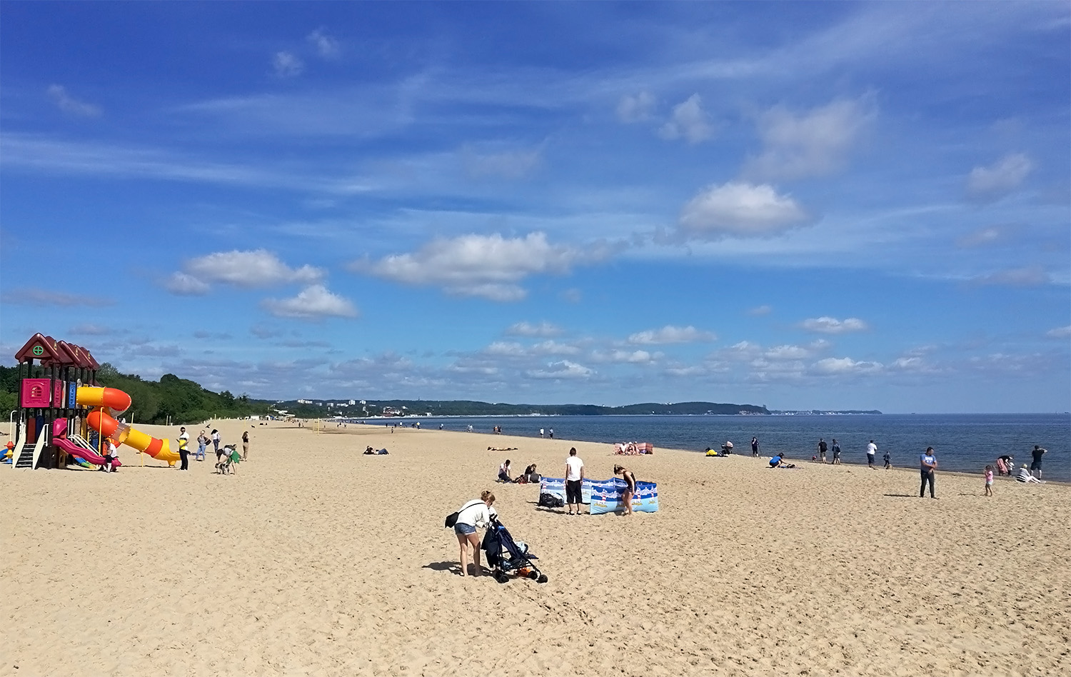 Φωτογραφία του Jelitkowo Beach II με φωτεινή άμμος επιφάνεια