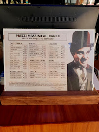 Menu / carte de Bar Charlie à La Maddalena