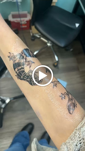 Explore sword art online tattoo ideas, creative tattoo ideas in Milwaukee, available at Black Rabbit Tattoo Collective