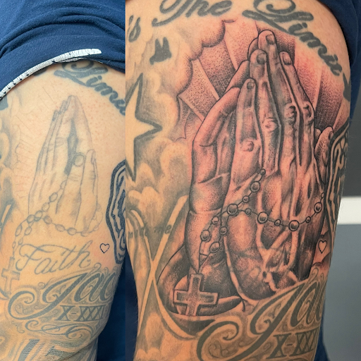 Explore multiple name tattoo ideas, creative tattoo ideas in Sanford, available at Luv Ink