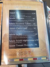 Menu / carte de Le Nil Grillades & Pâtes à Douai