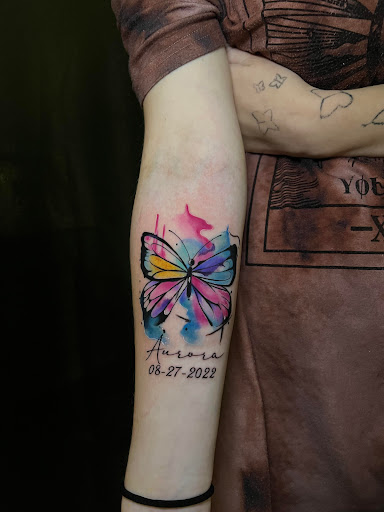 Explore baby foot tattoo ideas, creative tattoo ideas in Jacksonville, available at American Tattoo Society of Jacksonville