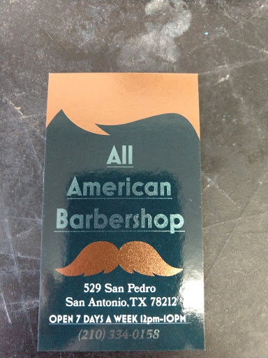 Barber Shop «All American Barbershop», reviews and photos, 105 Warren St, San Antonio, TX 78212, USA
