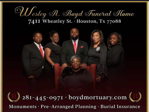 Funeral Home «Boyd Funeral Home», reviews and photos, 7411 Wheatley St, Houston, TX 77088, USA