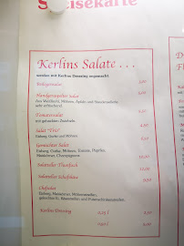 Restaurant Kerlins Kupferpfanne à Garding menu