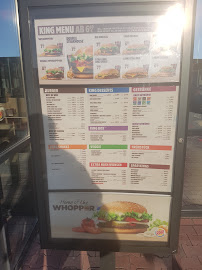 Menu / carte de Burger King Frankfurt Main à Frankfurt