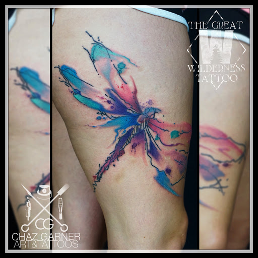 Explore head tattoo ideas, creative tattoo ideas in Warrior, available at The Great Wilderness Tattoo