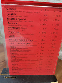 Pizzeria Da Asporto La Tarantella Di Vanacore V. à Vittorio Veneto carte