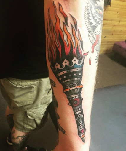 Explore black metal tattoo ideas, creative tattoo ideas in Twin Falls, available at Black Rose Tattoo