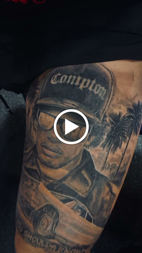 Explore head tattoo ideas, creative tattoo ideas in Sarasota, available at SEVEN SINS Tattoo Studio