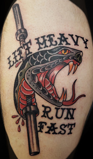 Tattoo Shop «Gold City Tattoo Company», reviews and photos, 66 S 400 Center Ln #200, Dawsonville, GA 30534, USA